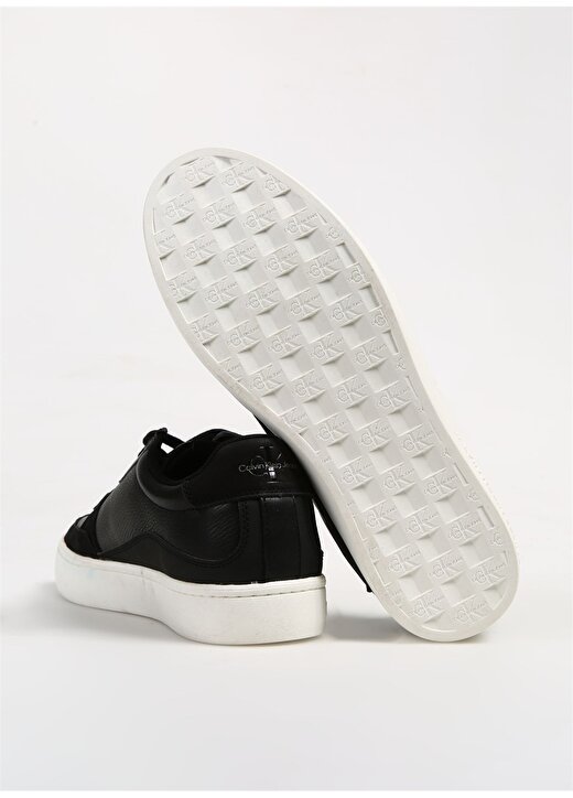 Calvin Klein Siyah - Beyaz Erkek Deri Sneaker CLASSIC CUPSOLE LOW LTH ML 4