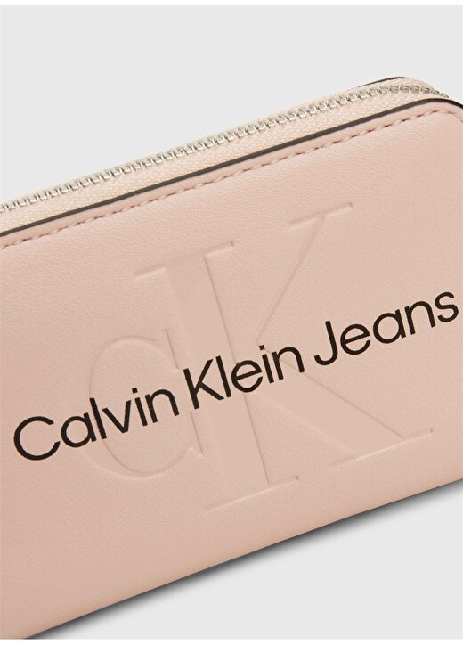 Calvin Klein Açık Pudra Kadın 7,5X10x2 Cm Cüzdan K60K607229TFT 2