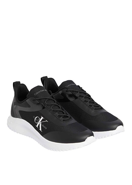 Calvin Klein Siyah - Beyaz Erkek Sneaker EVA RUNNER LOW LACE ML MIX 2