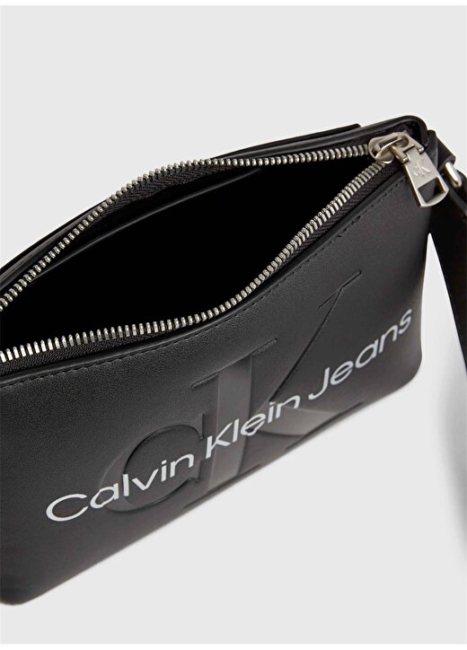Calvin Klein Siyah Kadın 21X14,5X8 Cm Çapraz Çanta K60K6106810GL 3