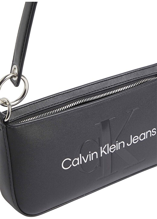 Calvin Klein Siyah Kadın 25X13x4 Cm Omuz Çantası K60K6106790GL 3