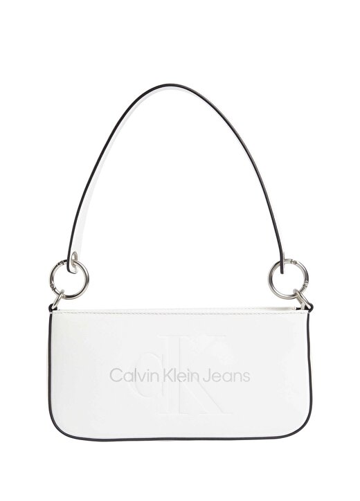 Calvin Klein Beyaz Kadın 13X25x4 Cm Omuz Çantası K60K6106790LI 1