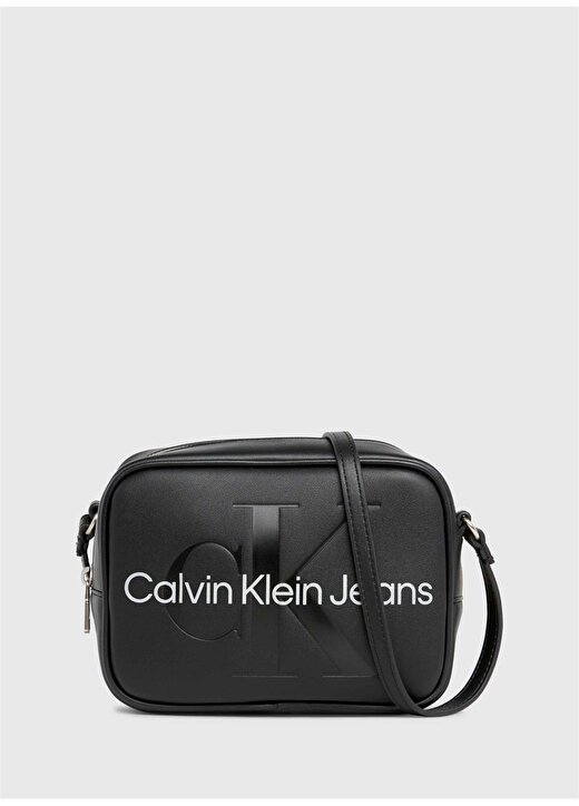 Calvin Klein Siyah Kadın 18X13x7 Cm Omuz Çantası K60K6102750GL 1
