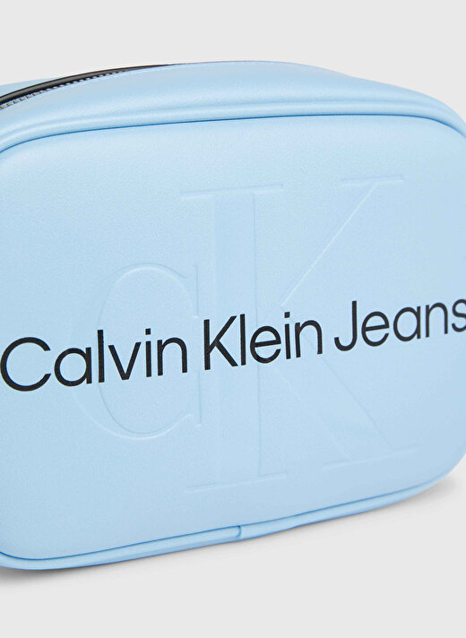 Calvin Klein Mavi Kadın 13x18x7 cm Çapraz Çanta K60K610275CEZ 4