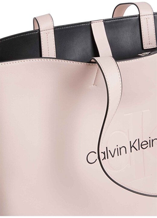 Calvin Klein Açık Pudra Kadın 41X34x12 Cm Omuz Çantası K60K610825TFT 3