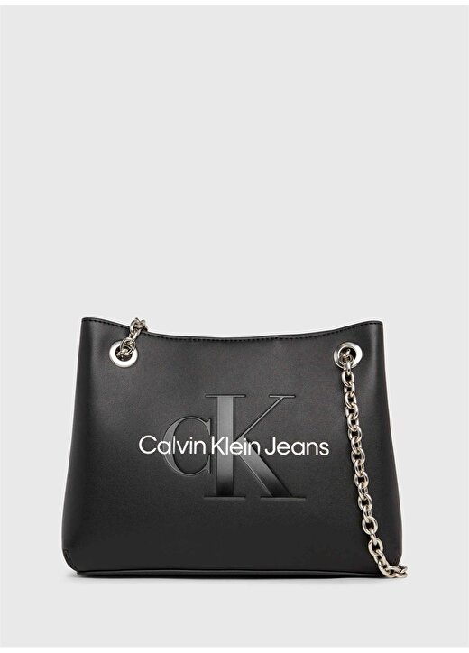 Calvin Klein Siyah Kadın 24X19x9 Cm Omuz Çantası K60K6078310GL 1