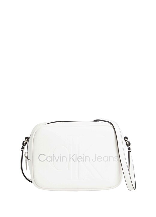 Calvin Klein Beyaz Kadın 13X18x7 Cm Çapraz Çanta K60K6102750LI 1