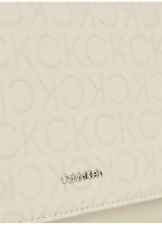 Calvin Klein Açık Bej Kadın 32X40x11,5 Cm Omuz Çantası K60K611762PEA 4