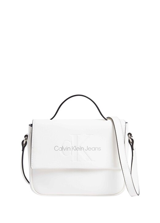 Calvin Klein Beyaz Kadın 16X20x4,5 Cm El Çantası K60K6108290LI 1