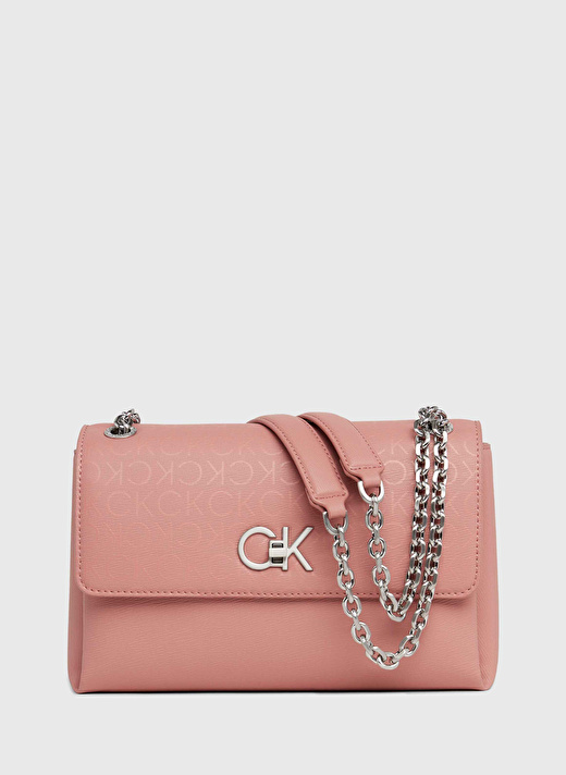 Calvin Klein Pembe Kadın 24x17x7 cm Omuz Çantası K60K611564VB8  1