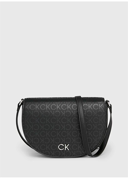 Calvin Klein Siyah Kadın 18X24x7 Cm Omuz Çantası K60K6118790GJ 1