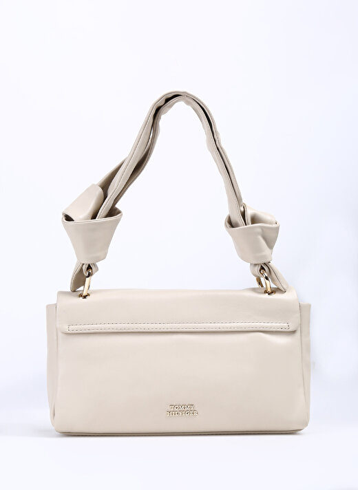 Tommy Hilfiger Beyaz Kadın 26x18x4 cm Deri Omuz Çantası AW0AW156850K4 4