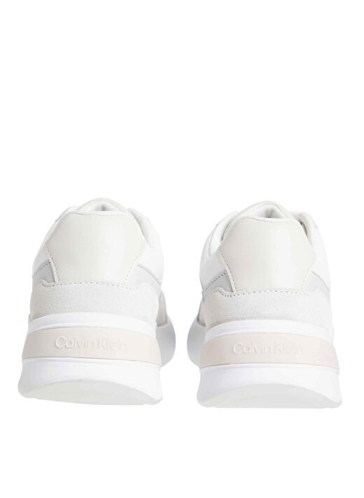 Calvin Klein Ekru Kadın Deri Sneaker HW0HW018690F9  4