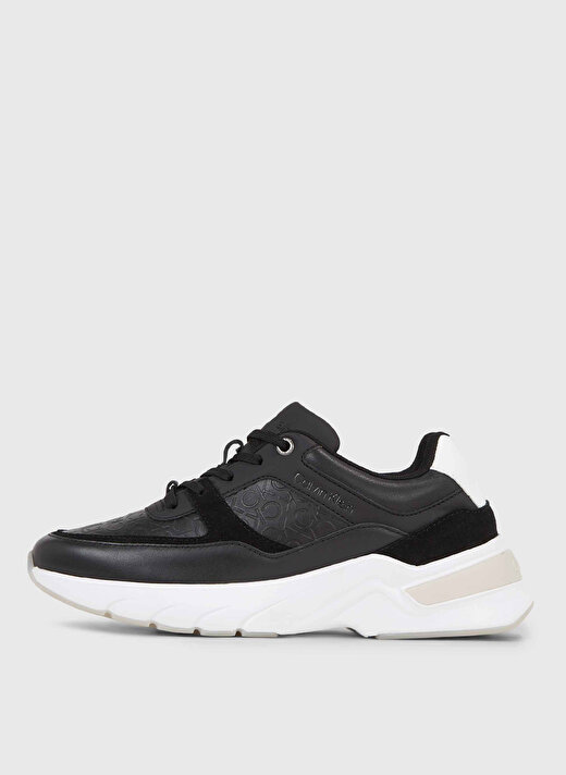 Calvin Klein Siyah Kadın Deri Sneaker HW0HW018690GQ  2