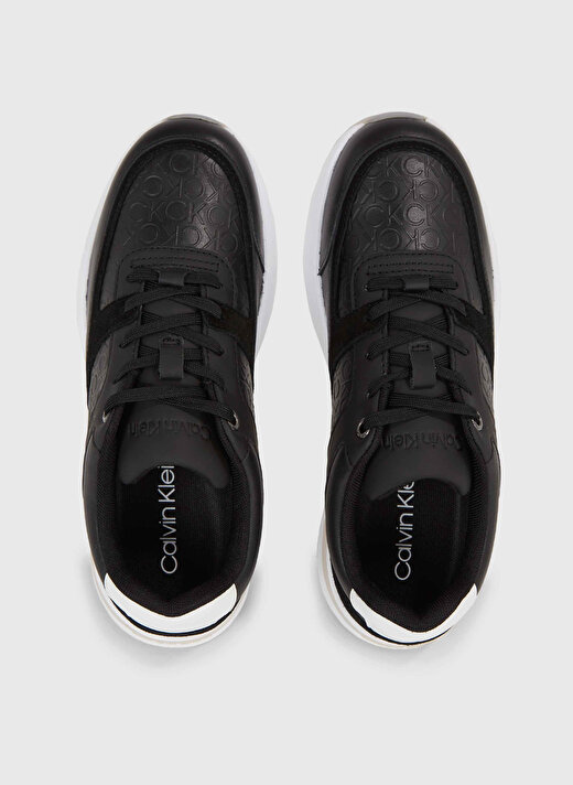 Calvin Klein Siyah Kadın Deri Sneaker HW0HW018690GQ  4