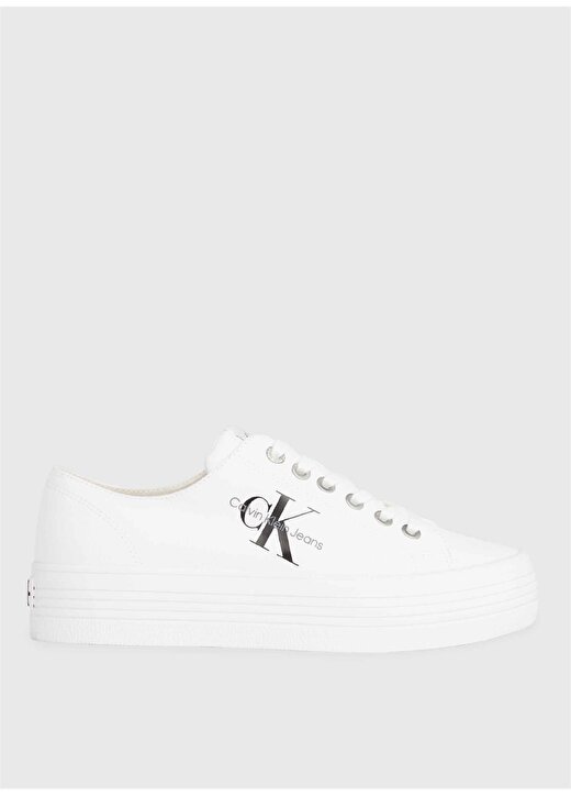 Calvin Klein Beyaz Kadın Sneaker YW0YW01030YBR 1