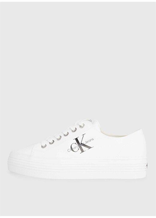 Calvin Klein Beyaz Kadın Sneaker YW0YW01030YBR 2