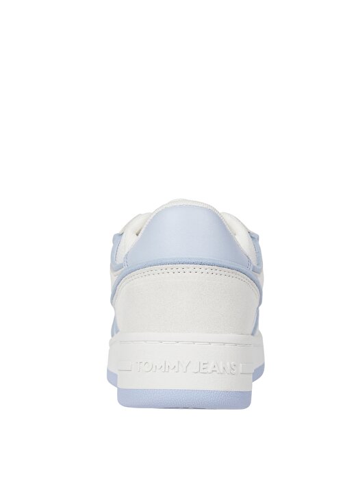 Tommy Hilfiger Beyaz - Mavi Kadın Deri Sneaker EN0EN02420YBL 4