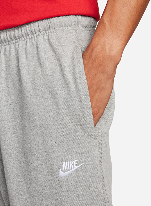 Nike Gri Erkek Geniş Fit Geniş Paça Eşofman Altı FQ4332-063-M NK CLUB KNIT OH PANT  3