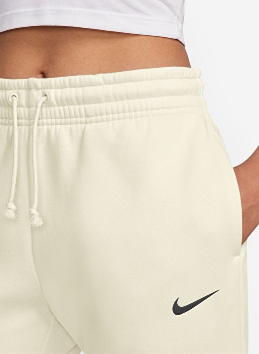 Nike Kırık Beyaz Kadın Eşofman Altı FZ7626-133-W NSW PHNX FLC MR PANT S    3