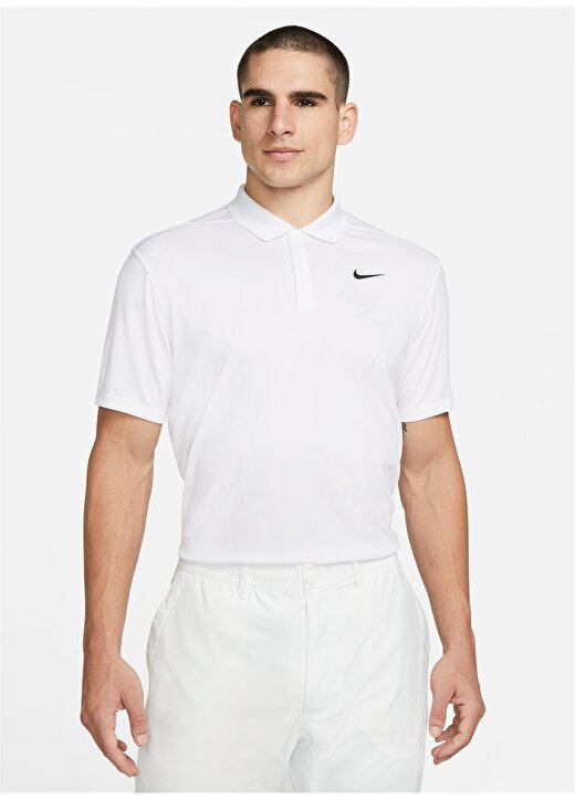 Nike Beyaz Erkek Polo T-Shirt DD8372-100-M NKCT DF POLO PQ 2