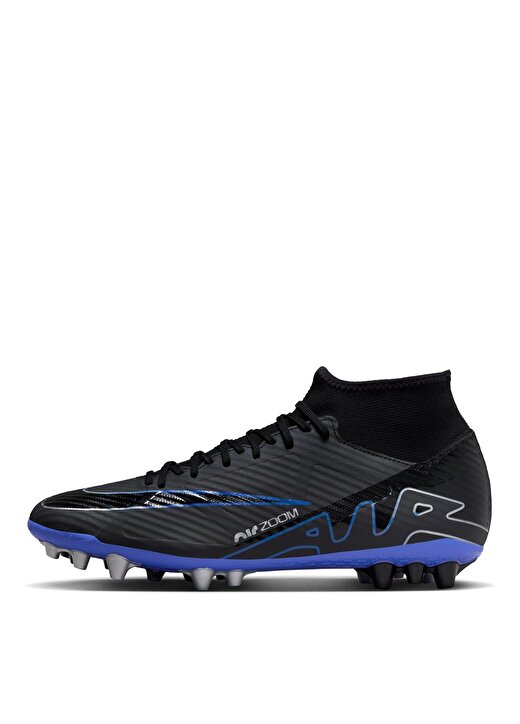Nike Siyah - Mor Erkek Futbol Ayakkabısı DJ5622-040-ZOOM SUPERFLY 9 ACADEMY 2