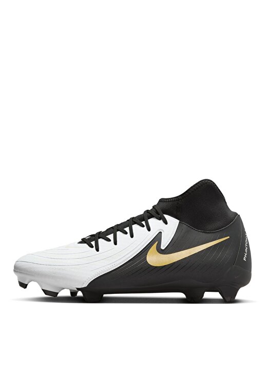 Nike Beyaz - Altın Erkek Futbol Ayakkabısı FD6725-100-PHANTOM LUNA II ACADEMY 2