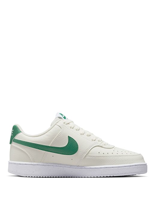 Nike Kırık Beyaz - Yeşil Kadın Lifestyle Ayakkabı FQ8892-133-W NIKE COURT VISION LO N 3