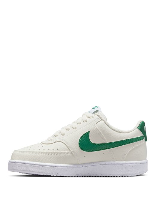 Nike Kırık Beyaz - Yeşil Kadın Lifestyle Ayakkabı FQ8892-133-W NIKE COURT VISION LO N 4