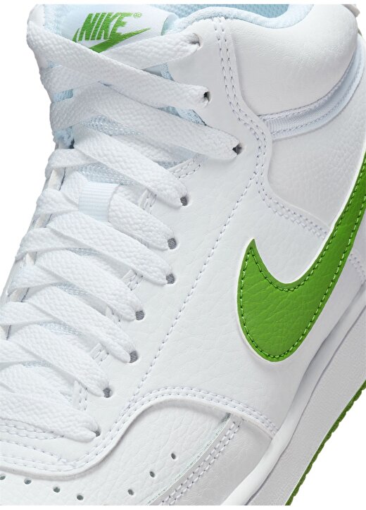 Nike Beyaz - Yeşil Kadın Lifestyle Ayakkabı CD5436-107-WMNS COURT VISION M 4