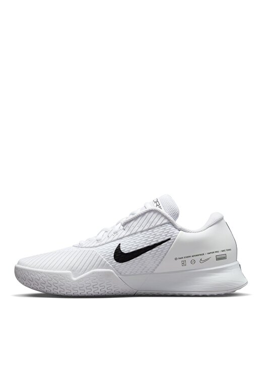 Nike Beyaz Tenis Ayakkabısı DR6191-101-M NIKE ZOOM VAPOR PRO 2 4
