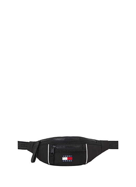 Tommy Hilfiger Siyah Erkek 40x12x8 cm Bel Çantası TJM HERITAGE BUMBAG  1