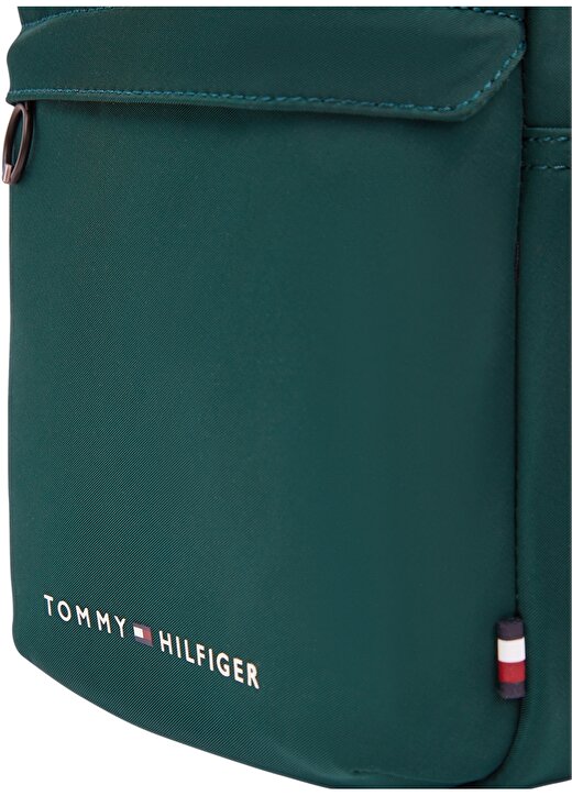 Tommy Hilfiger Yeşil Erkek 15,5X20x6 Cm Postacı Çantası TH SKYLINE MINI REPORTER 4