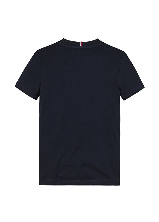 Tommy Hilfiger Baskılı Siyah Erkek T-Shirt TH LOGO TEE S/S 3