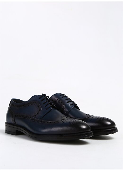 Fabrika Lacivert Erkek Deri Klasik Ayakkabı ZAYA 2