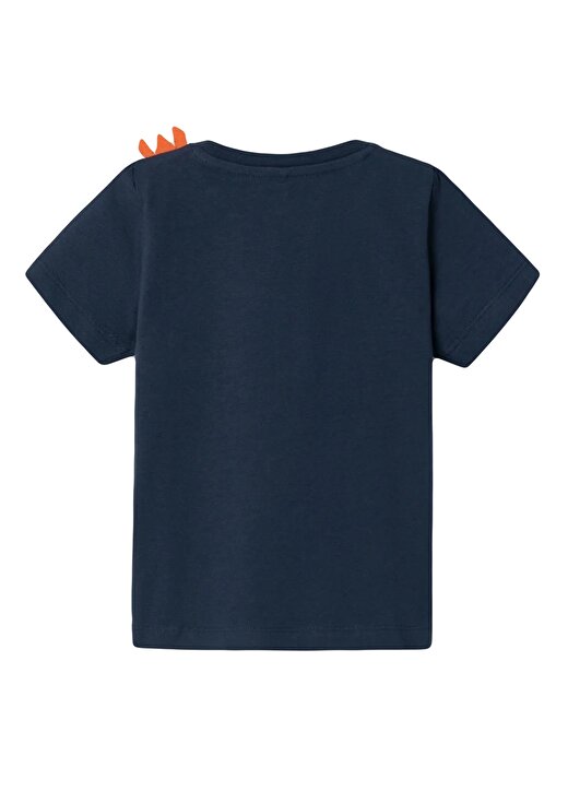 Name İt Desenli Lacivert Erkek Çocuk T-Shirt NMMMIK GIGANTOSAURUS SS TOP VDE 3