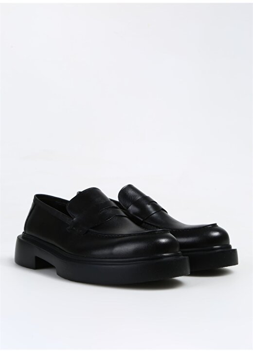 Fabrika Siyah Erkek Deri Klasik Ayakkabı BURGESS 2