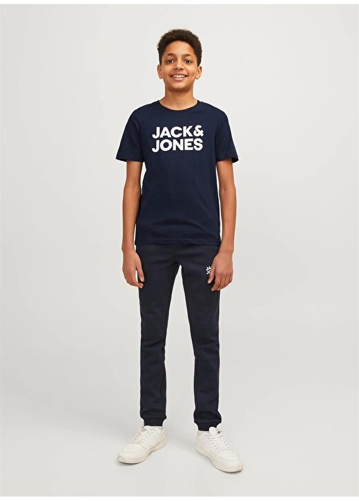 Jack & Jones Baskılı Mavi Erkek T-Shirt JJECORP LOGO TEE SS O-NECK NOOS JNR 2