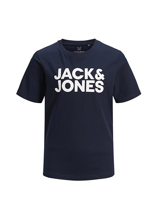 Jack & Jones Baskılı Mavi Erkek T-Shirt JJECORP LOGO TEE SS O-NECK NOOS JNR 3
