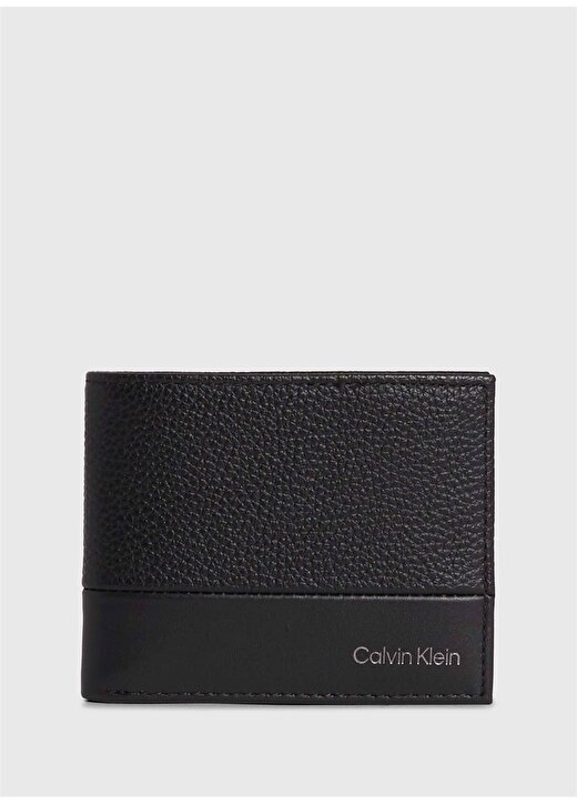Calvin Klein Siyah Erkek 9X11x1,5 Cm Deri Cüzdan SUBTLE MIX BIFOLD 6CC W/BILL 1
