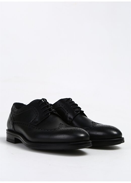 Fabrika Siyah Erkek Deri Klasik Ayakkabı ZAYA 2