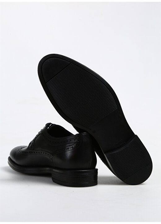 Fabrika Siyah Erkek Deri Klasik Ayakkabı ZAYA 4