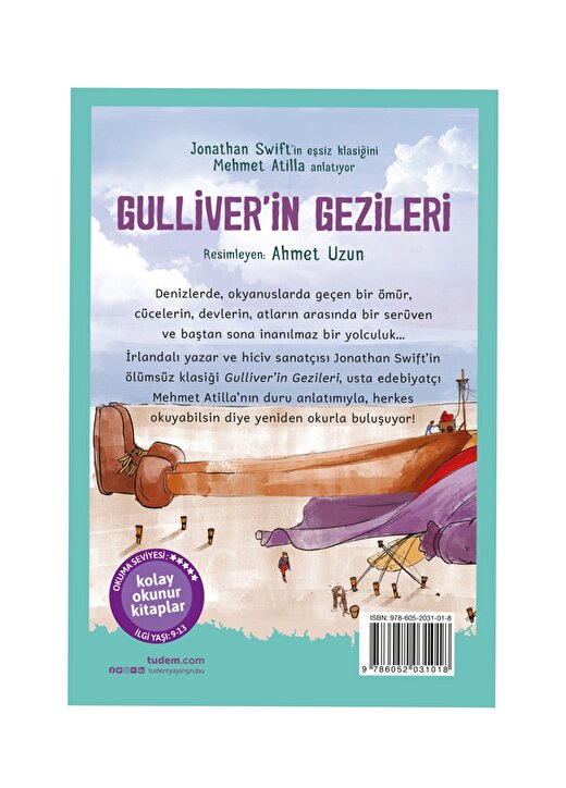 Tudem Kitap Klasikler - Gulliver'in Gezileri 2