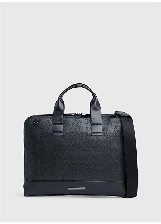 Calvin Klein Siyah Erkek 28,5X37x4,5 Cm Laptop Çantası MODERN BAR SLIM LAPTOP BAG MONO 1