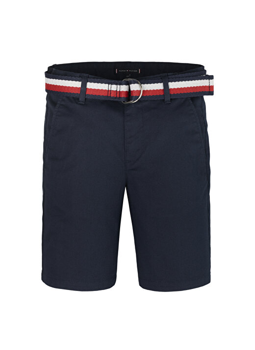 Tommy Hilfiger Normal Bel Normal Lacivert Erkek Şort WOVEN BELTED SHORTS 1