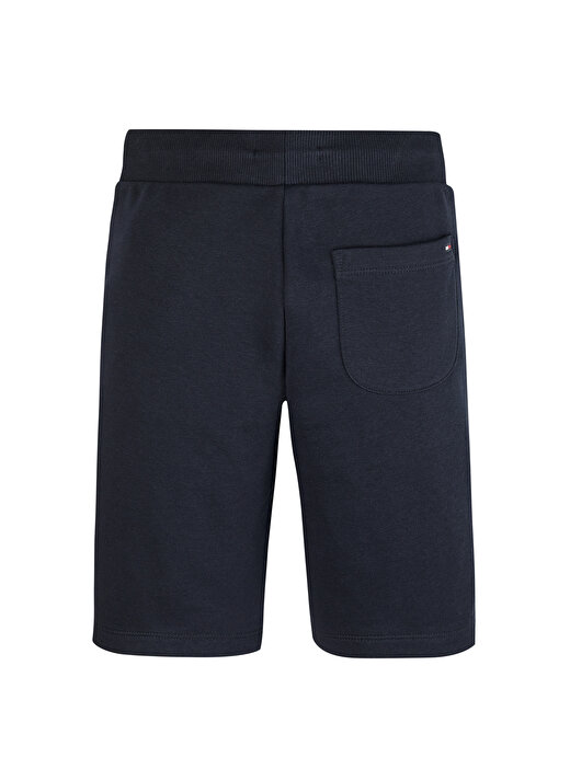 Tommy Hilfiger Lastikli Bel Normal Mavi Erkek Şort HILFIGER SCRIPT SWEATSHORTS 3