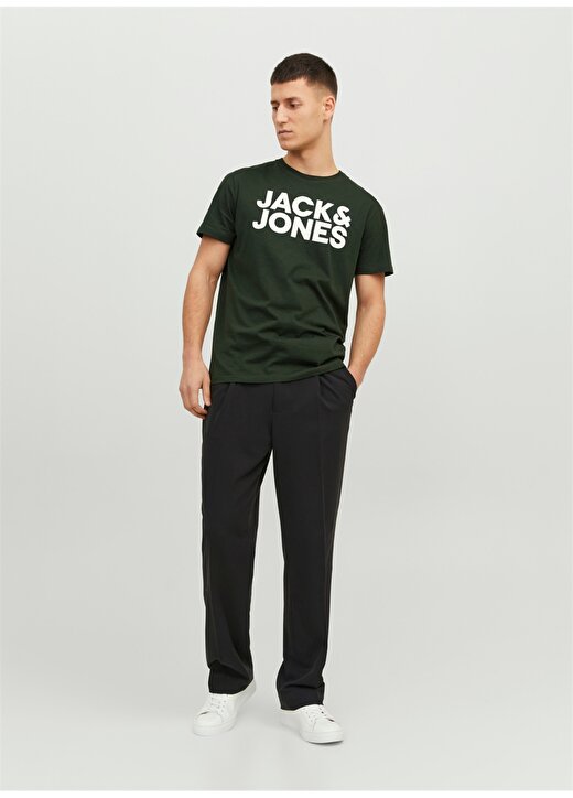 Jack & Jones Yuvarlak Yaka Haki Erkek T-Shirt JJECORP LOGO TEE SS O-NECK NOOS 4