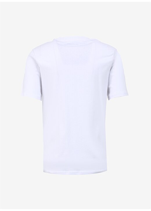 Jack & Jones Yuvarlak Yaka Beyaz Erkek T-Shirt JCORIOT TEE SS CREW NECK FST 2