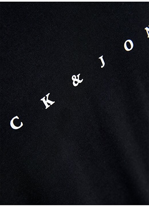 Jack & Jones Yuvarlak Yaka Siyah Erkek T-Shirt JJESTAR JJ TEE SS NOOS 3