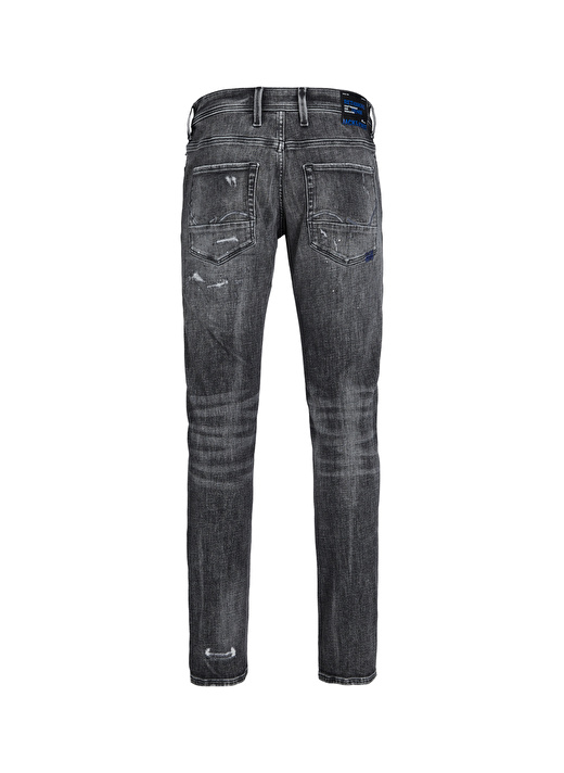 Jack & Jones JJIGLENN JJBLAIR GE 402 Düşük Bel Slim Fit Gri Erkek Denim Pantolon  4